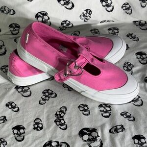 Vans Style 93 Mary Jane sneakers in the Azalea Pink/True White colorway.